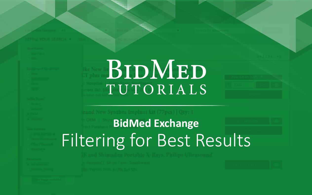 Filtering for Best Results