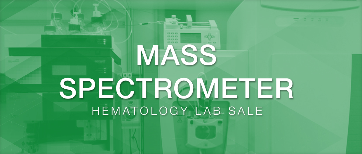 Mass Spectrometer Hematology Lab Bankruptcy Auction