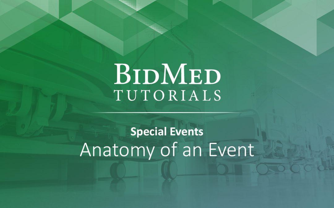 Anatomy of Special Events