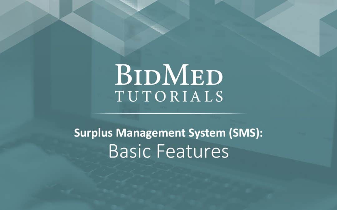 BidMed’s Surplus Management System Simplifies Medical Inventory Management