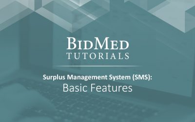 BidMed’s Surplus Management System Simplifies Medical Inventory Management