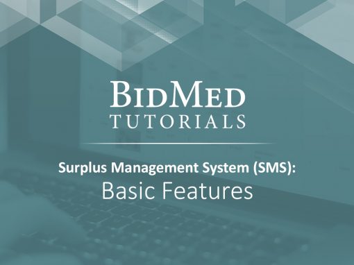 BidMed’s Surplus Management System Simplifies Medical Inventory Management